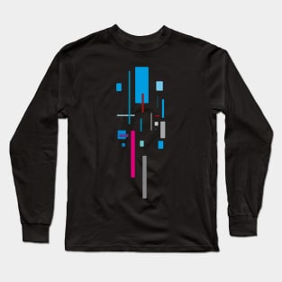 Minimal egoshooter architecture Long Sleeve T-Shirt